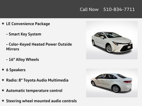 Used 2024 Toyota Corolla LE w/ LE Convenience Package FWD image 4