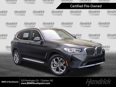 Certified 2023 BMW X3 sDrive30i w/ Premium Package RWD image 1