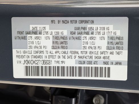 New 2026 MAZDA CX-90 3.3 Turbo S w/ Premium Package AWD/4WD image 23