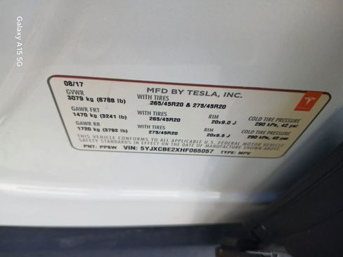 Used 2017 Tesla Model X 100D image 10