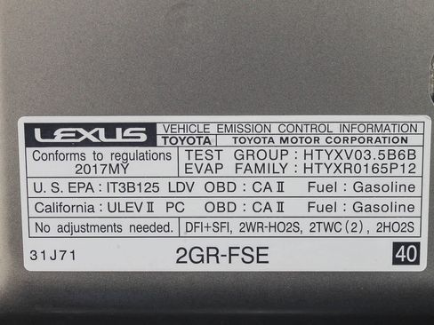 Used 2017 Lexus IS 350 F Sport w/ F Sport Package RWD image 31