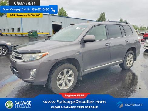 Used 2011 Toyota Highlander 4WD Hybrid image 1