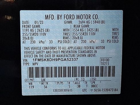 Used 2023 Ford Explorer XLT w/ Equipment Group 202A AWD/4WD image 29