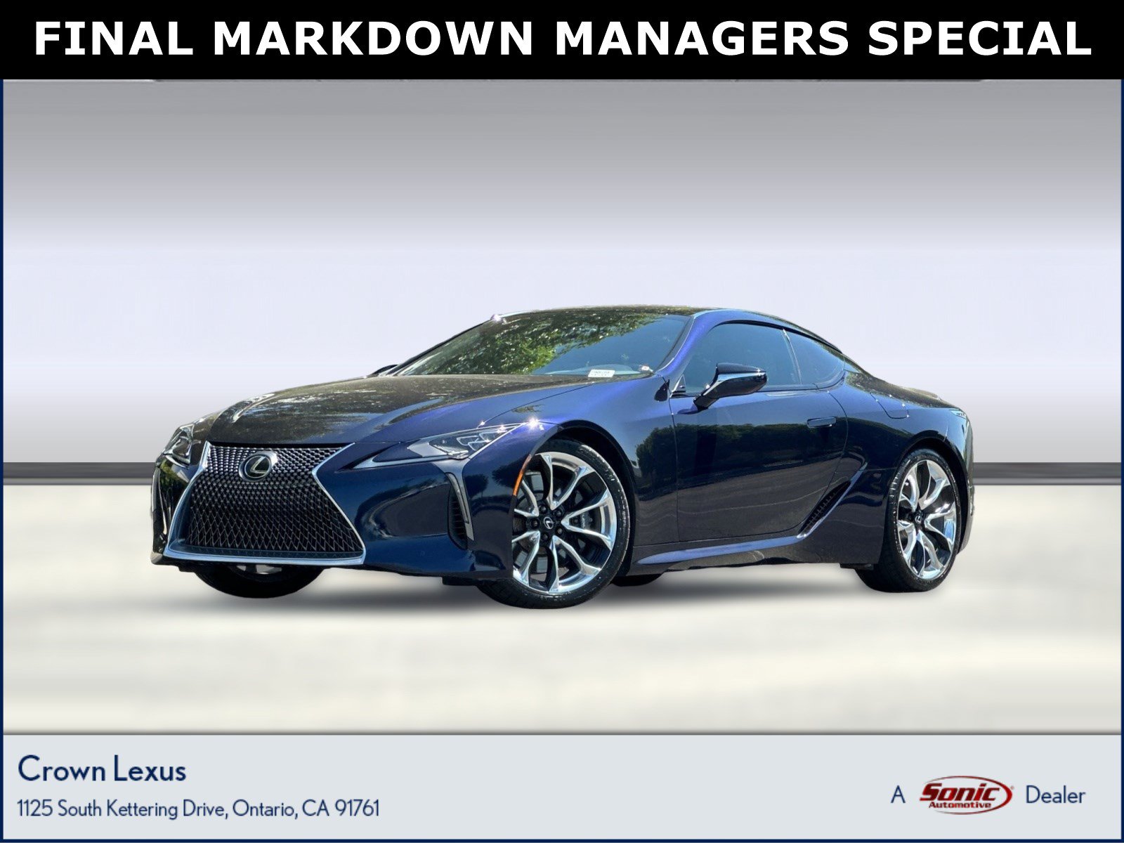Used 2018 Lexus LC 500 Coupe w/ Sport Package RWD image 1