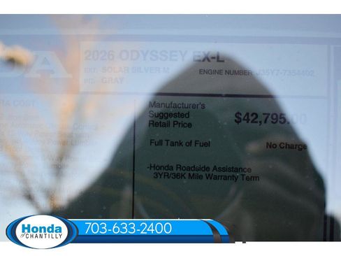 New 2026 Honda Odyssey EX-L image 39