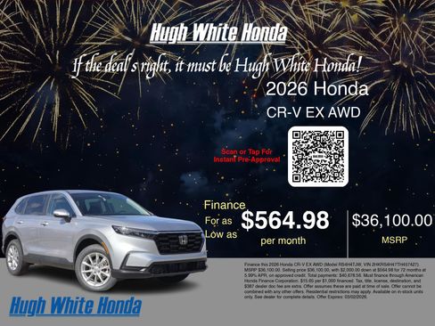 New 2026 Honda CR-V EX image 7