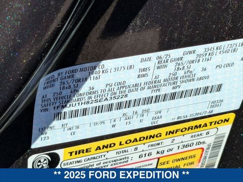 Certified 2025 Ford Expedition Active RWD image 24
