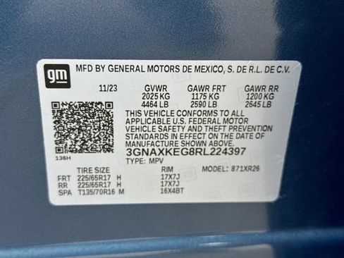 Used 2024 Chevrolet Equinox LT w/ LPO, Cargo Package FWD image 33