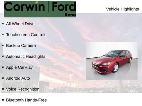 Used 2019 Subaru Impreza 2.0i AWD/4WD image 7
