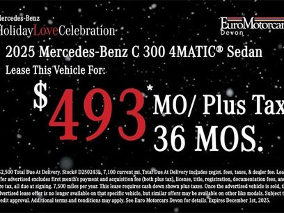 Certified 2025 Mercedes-Benz C 300 4MATIC Sedan