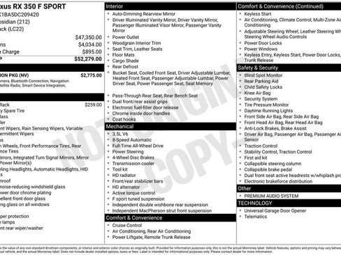 Used 2013 Lexus RX 350 F Sport w/ Navigation Pkg image 24