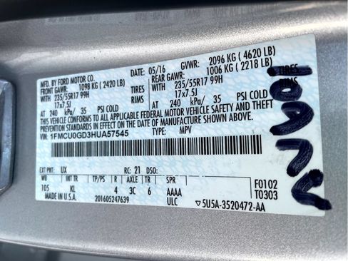 Used 2017 Ford Escape SE FWD image 21