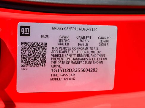 Used 2025 Chevrolet Corvette Z06 image 40