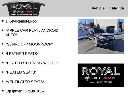 Used 2018 Ford Explorer Limited w/ Equipment Group 301A image 4