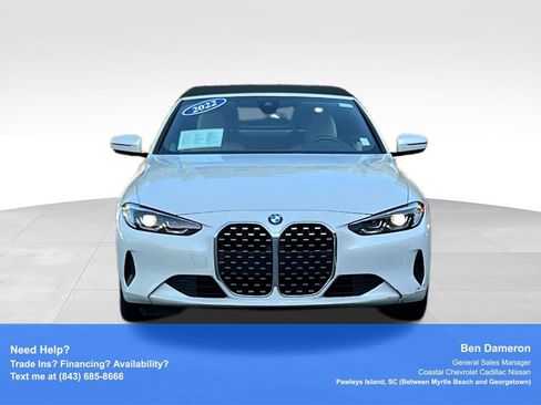 Used 2022 BMW 430i Convertible RWD image 2
