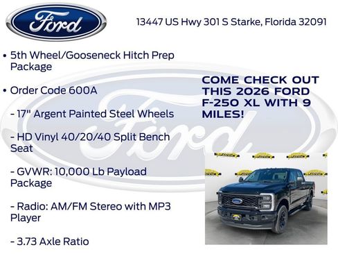 New 2026 Ford F250 XL w/ STX Appearance Package image 20