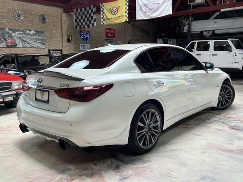 Used 2019 INFINITI Q50 Red Sport 400 w/ Sensory Package AWD/4WD image 2