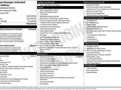 Used 2021 Jeep Wrangler Unlimited Sport image 7