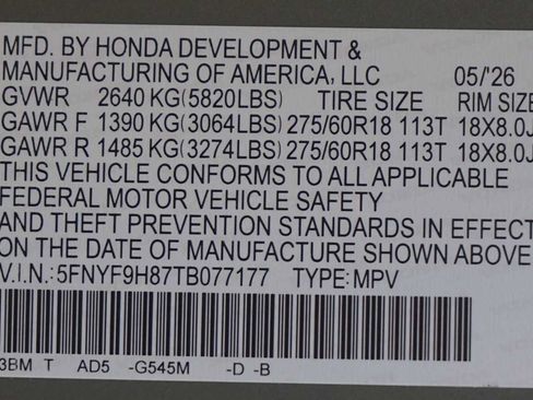 Used 2026 Honda Passport TrailSport Elite image 30