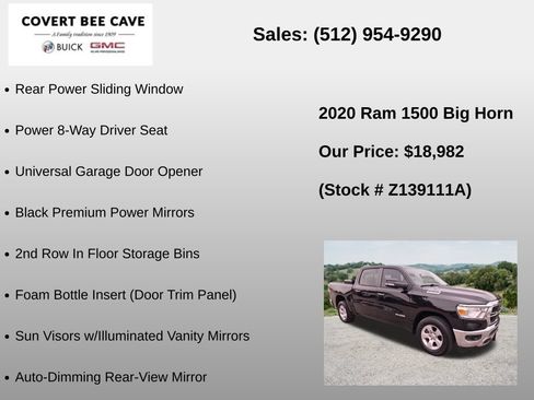 Used 2020 RAM 1500 Big Horn RWD image 24
