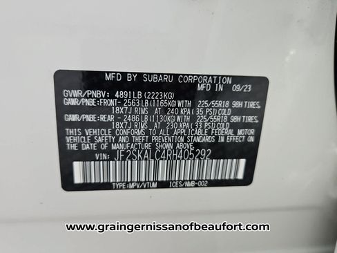Used 2024 Subaru Forester Limited AWD/4WD image 7