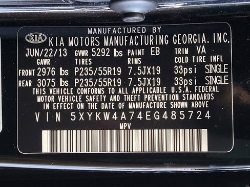 Used 2014 Kia Sorento SX w/ 3rd Row Package FWD image 33