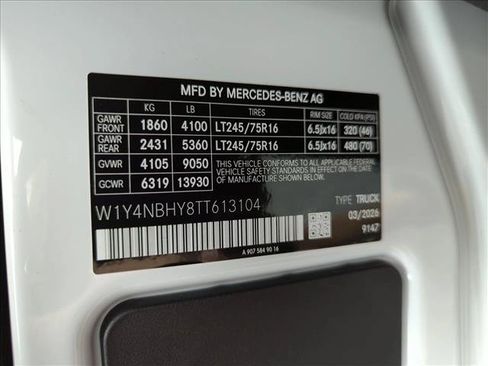 New 2026 Mercedes-Benz Sprinter 2500 image 17