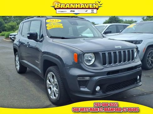 Certified 2023 Jeep Renegade Limited w/ Sun/Sound Group AWD/4WD image 1