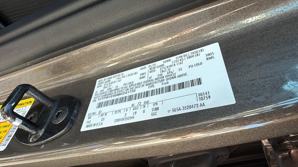 Used 2021 Ford F150 XLT w/ Equipment Group 302A High AWD/4WD image 30