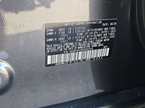 Certified 2025 Subaru Outback Premium image 17