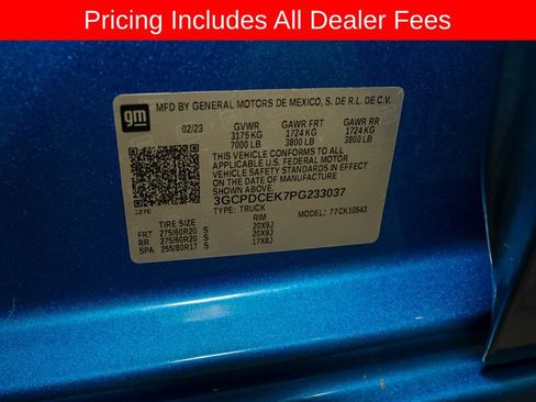 Used 2023 Chevrolet Silverado 1500 Custom Trail Boss AWD/4WD image 21