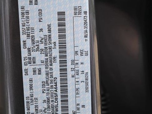 New 2025 Ford F150 Lariat w/ Equipment Group 501A Mid image 45