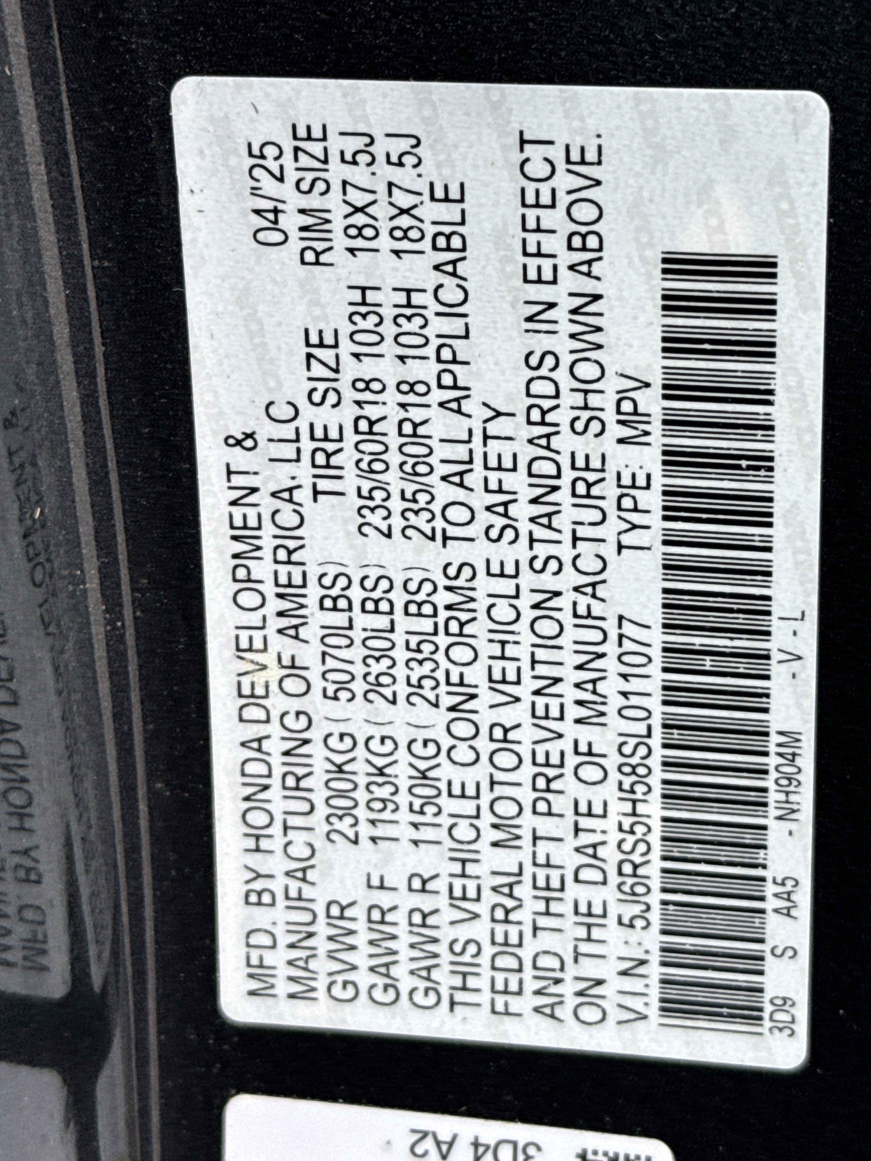 Used 2025 Honda CR-V Sport image 34