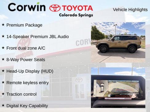 Used 2026 Toyota Land Cruiser w/ Premium Package AWD/4WD image 15
