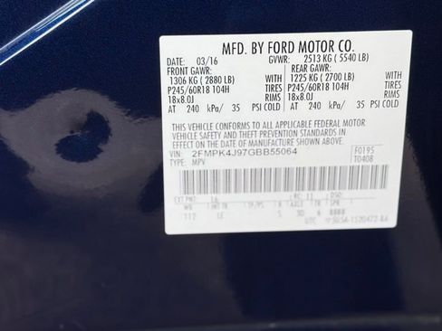 Used 2016 Ford Edge SEL w/ Equipment Group 201A image 15