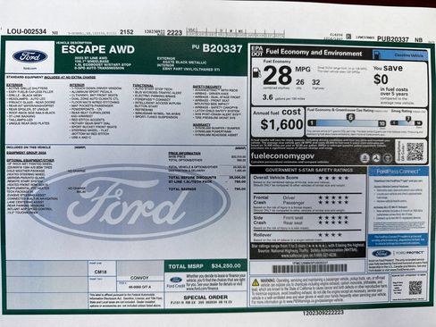 Used 2023 Ford Escape ST-Line w/ Tech Pack #1 AWD/4WD image 27