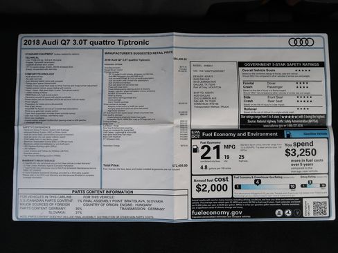 Used 2018 Audi Q7 3.0T Prestige image 39