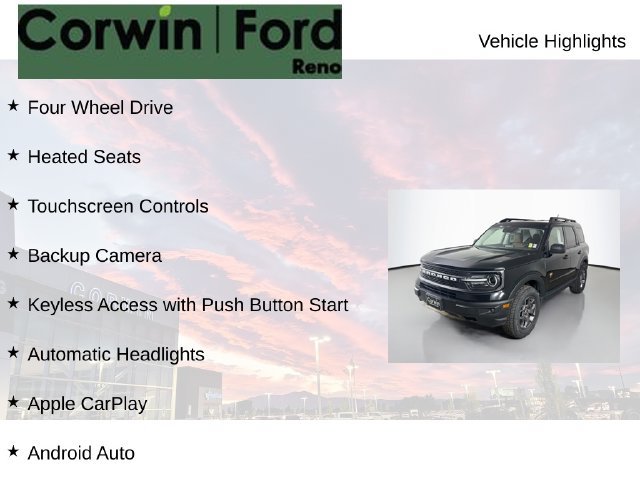 Certified 2024 Ford Bronco Sport Badlands w/ Premium Package AWD/4WD image 7