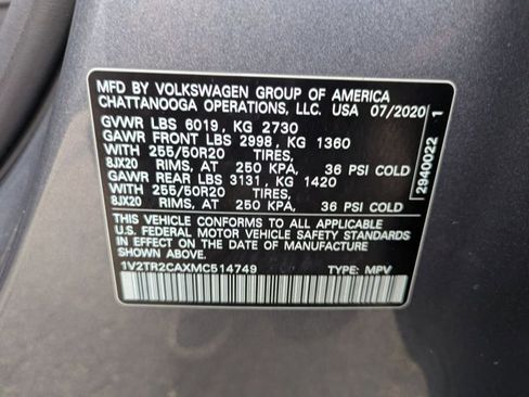 Used 2021 Volkswagen Atlas SEL Premium AWD/4WD image 26