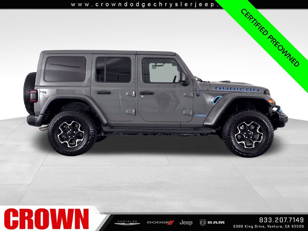 Used 2021 Jeep Wrangler Unlimited Rubicon 4xe w/ Steel Bumper Group AWD/4WD image 8