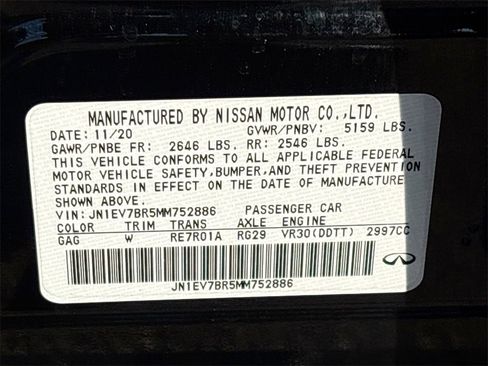 Used 2021 INFINITI Q50 Luxe w/ Seat & Sound Package image 32