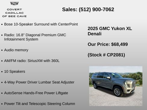 Used 2025 GMC Yukon XL Denali AWD/4WD image 18