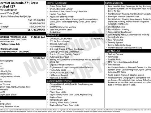 Used 2025 Chevrolet Colorado Z71 w/ Z71 Convenience Package 2 AWD/4WD image 2