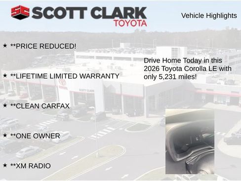 Used 2026 Toyota Corolla LE FWD image 8