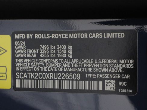 Certified 2024 Rolls-Royce Spectre w/ Spectre Launch Package image 19