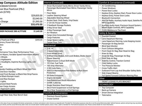 Used 2022 Jeep Compass Latitude FWD image 2