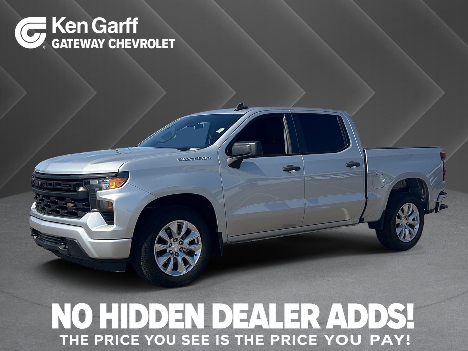 Certified 2022 Chevrolet Silverado 1500 Custom RWD image 1