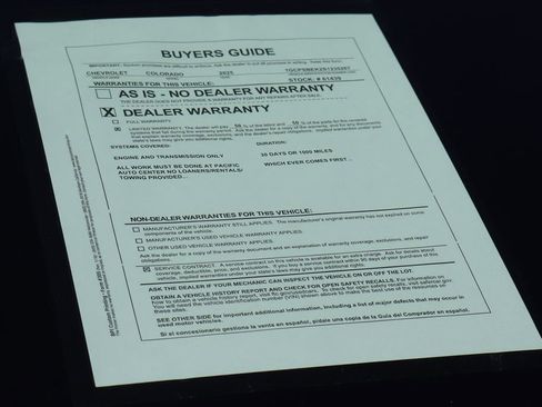 Used 2025 Chevrolet Colorado W/T w/ WT Custom Package RWD image 52