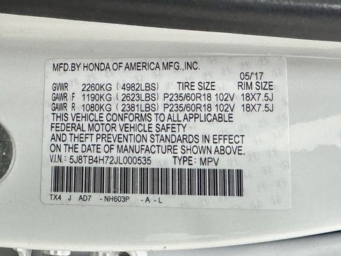 Used 2018 Acura RDX AWD w/ Advance Package image 11