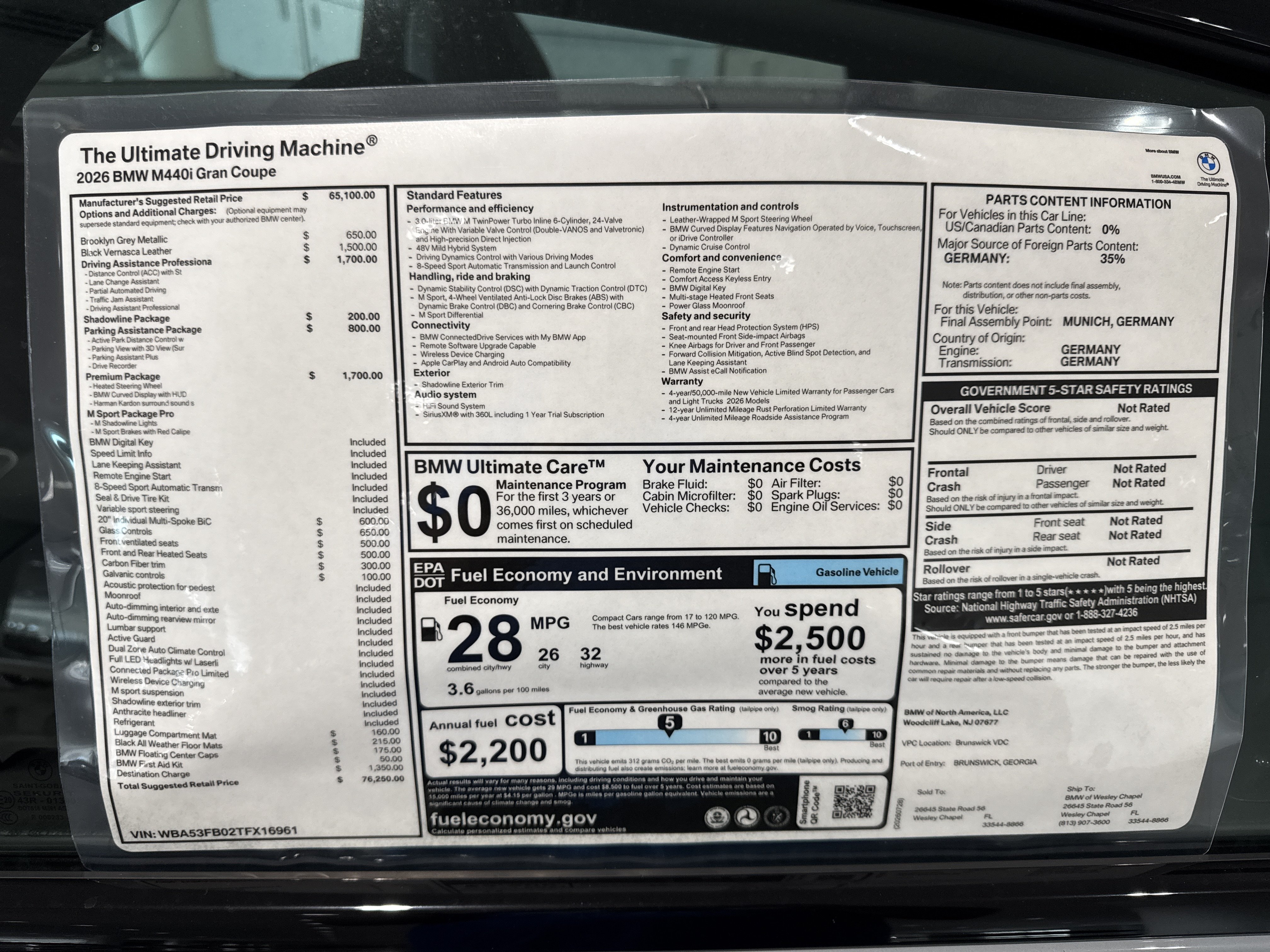 New 2026 BMW M440i w/ Premium Package RWD image 26